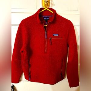 Patagonia Retro Pile Marsupial fleece pullover. Small.